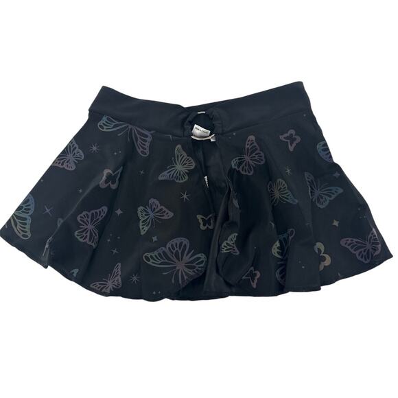 iHeartRaves Black Lucid Flight Rainbow Reflective Skirt Size XS - Picture 5 of 11